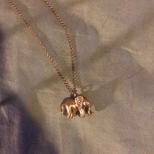 J-Crew long elephant necklace